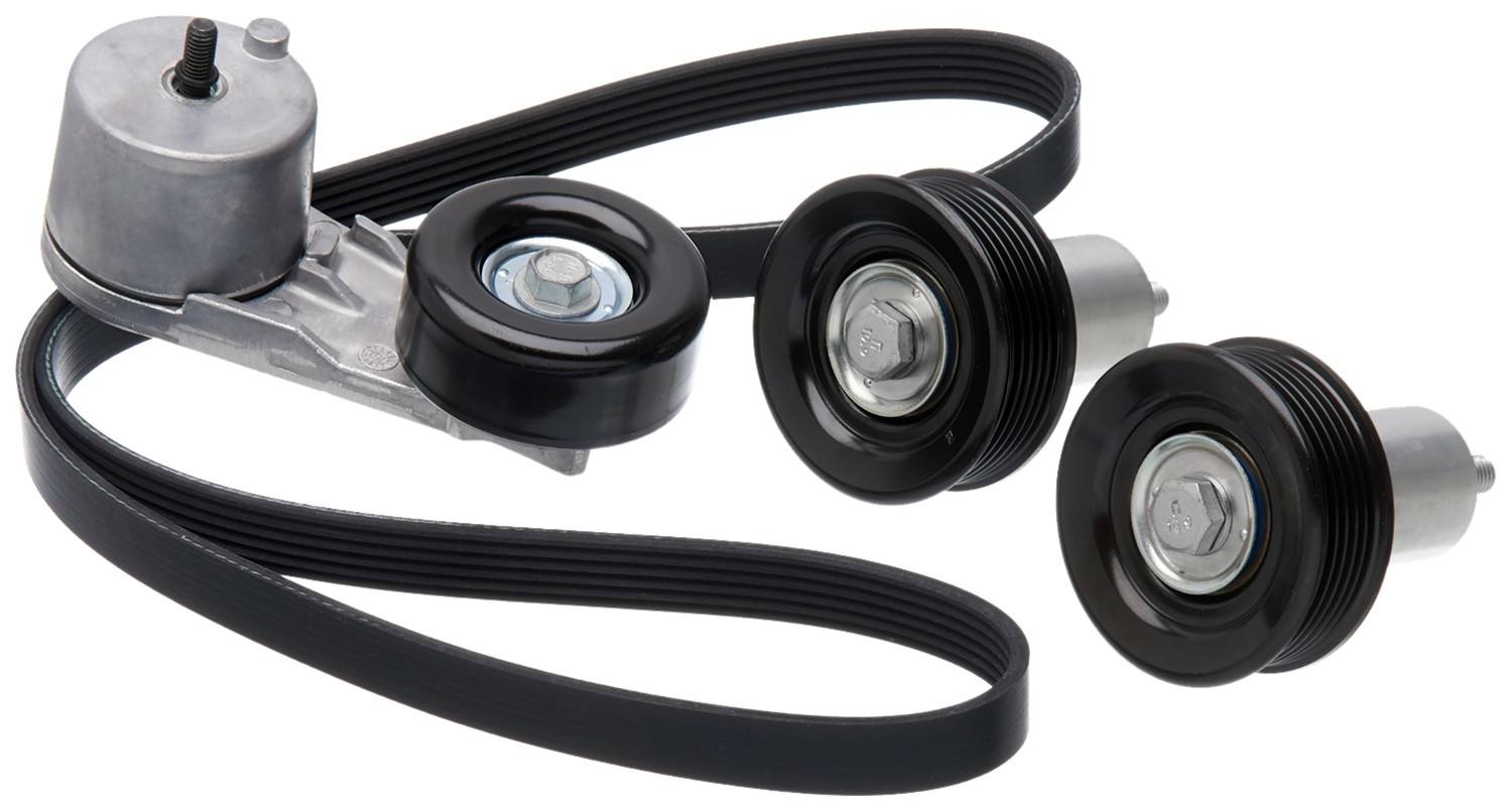 Gates 03-07 Ford Super Duty Pickup V8 6.0L Diesel Serpentine Belt Kit (Right Side) 90K-38321