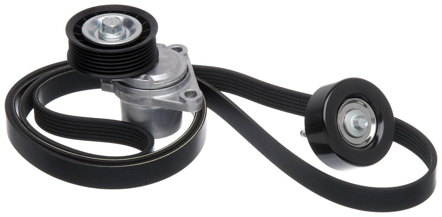 Gates 07-09 Mazda 3 4 Cyl 2.3L Serpentine Belt Kit 90K-38408E