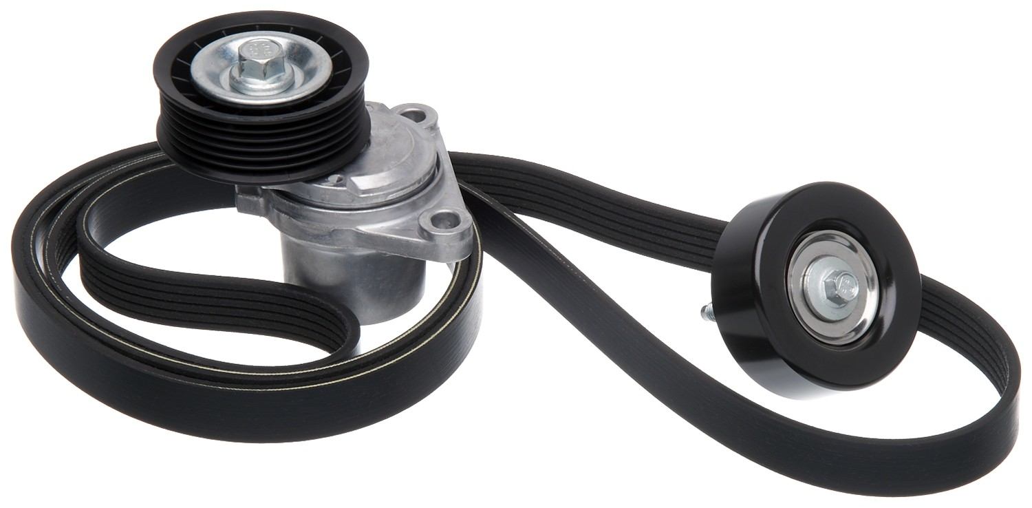 Gates 07-09 Mazda 3 4 Cyl 2.3L Serpentine Belt Kit 90K-38408E