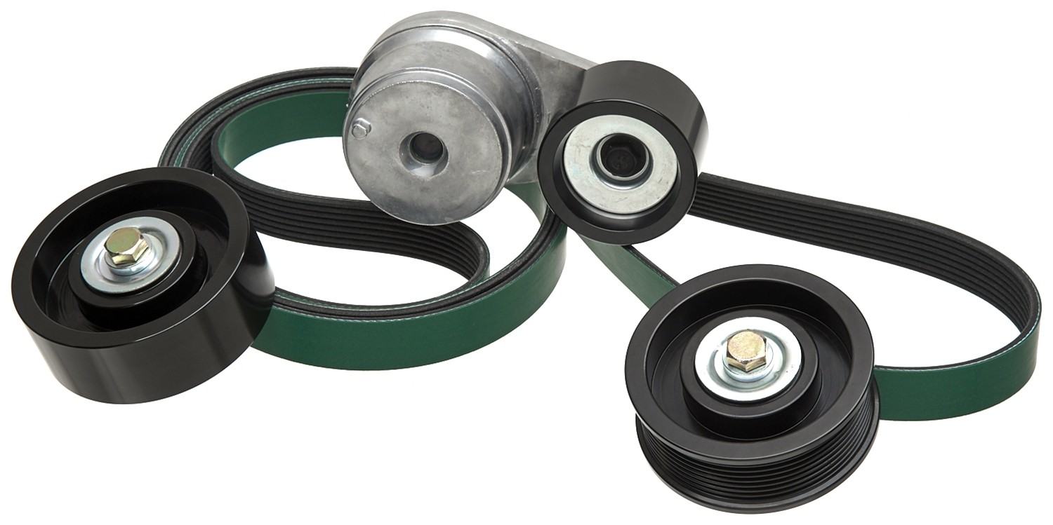 Gates 95-02 International/Navistar 4700 Diesel Serpentine Belt Kit 90K-38510HDC