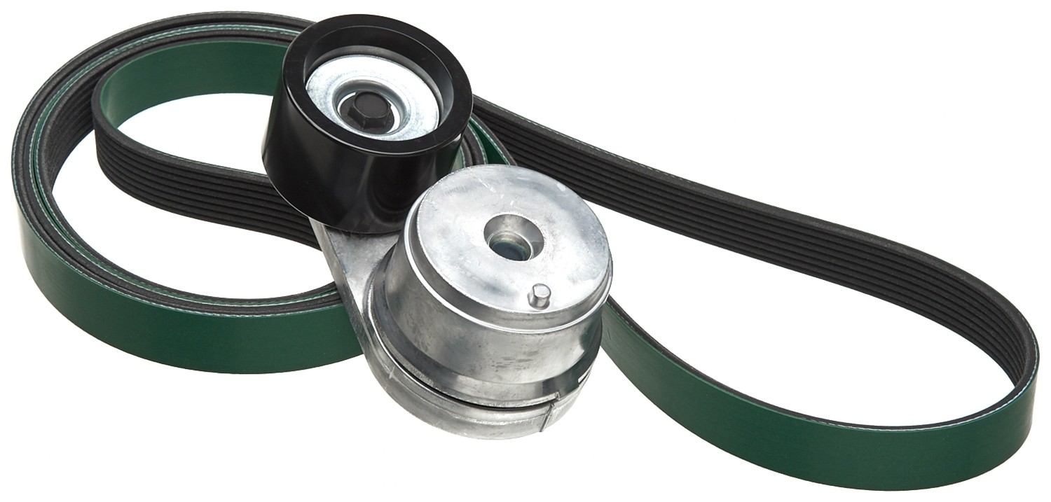 Gates 97-01 Amtran 3800 International/Navistar T444 Diesel Serpentine Belt Kit 90K-38510HDD