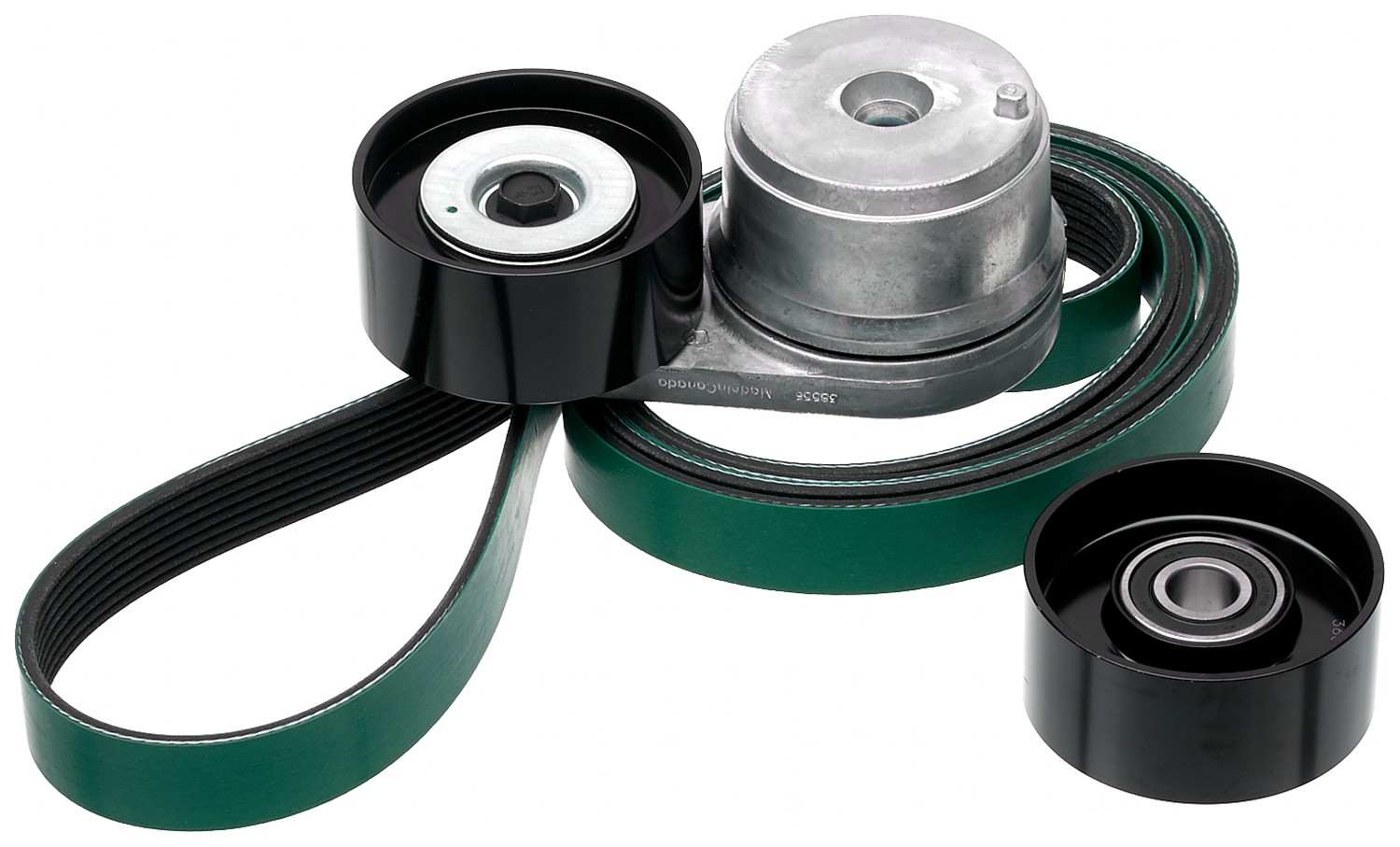 Gates 02-10 International/Navistar 40 Diesel Serpentine Belt Kits 90K-38556HDC