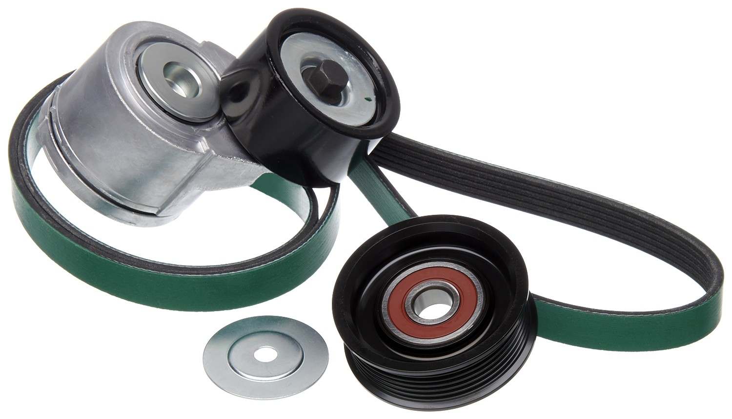 Gates 14-17 Peterbilt 320 Cummins ISX12 Diesel Serpentine Belt Kit 90K-38610HDA