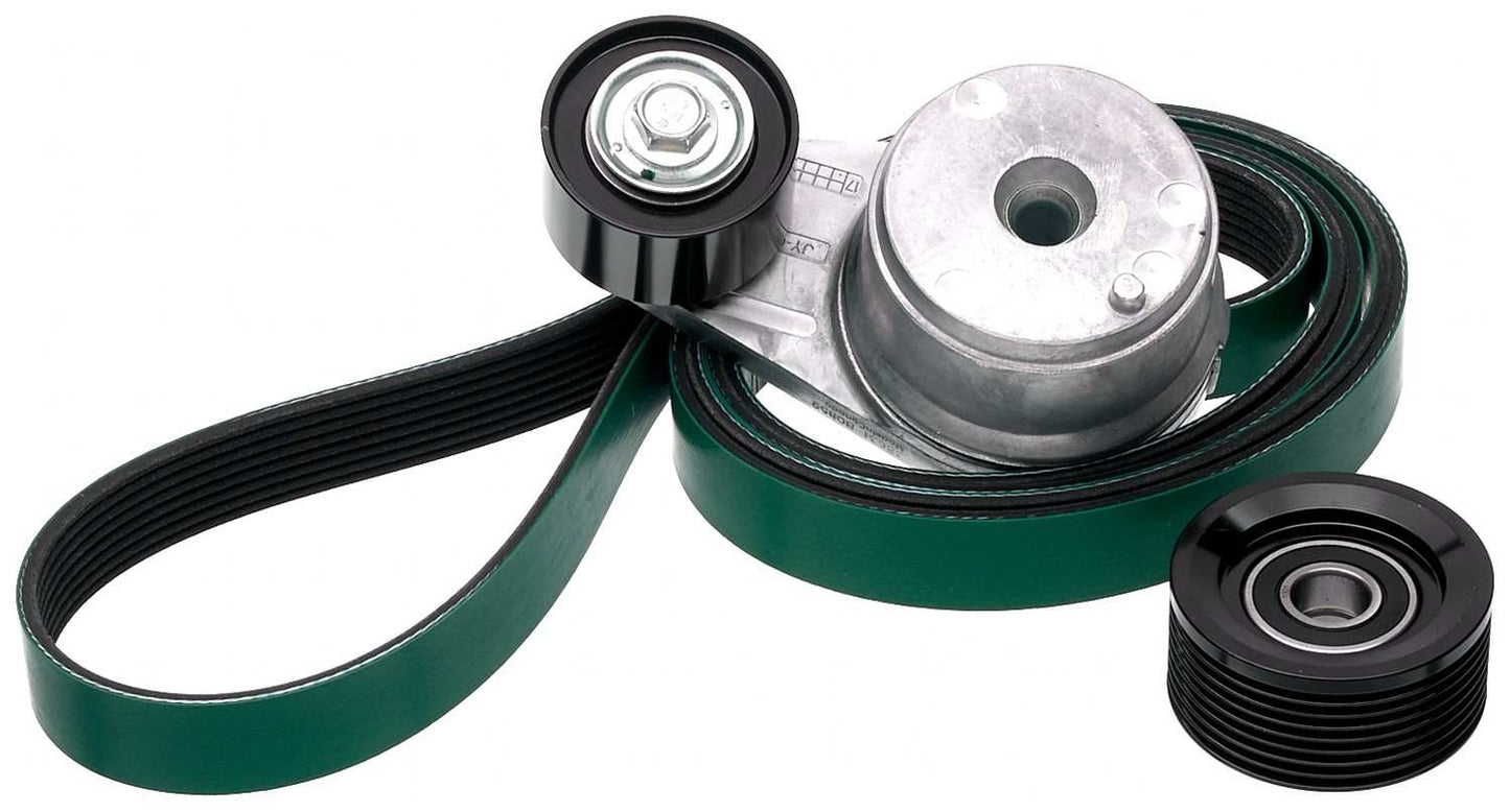 Gates 08-10 Bluebird All American FE Cummins ISB-07 Diesel Serpentine Belt Kits 90K-38631HDA