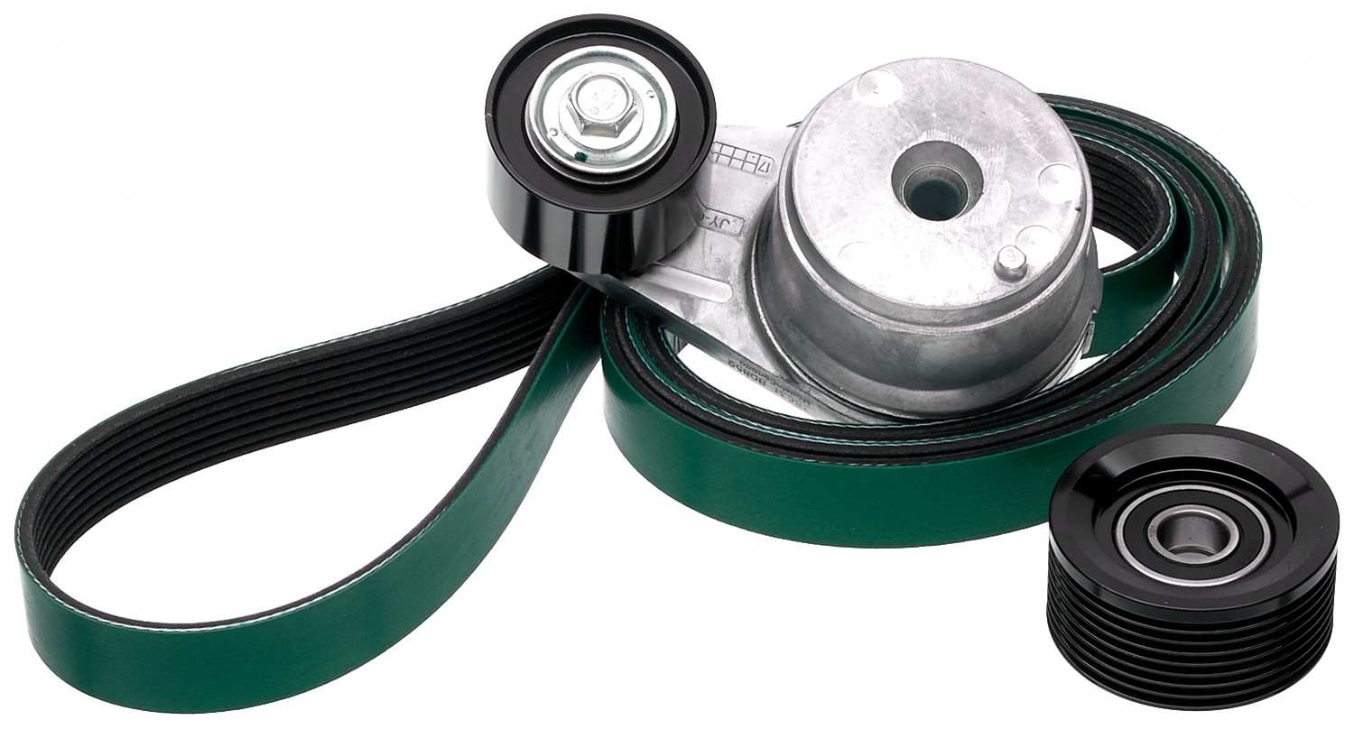 Gates 08-10 Bluebird All American FE Cummins ISB-07 Diesel Serpentine Belt Kits 90K-38631HDA