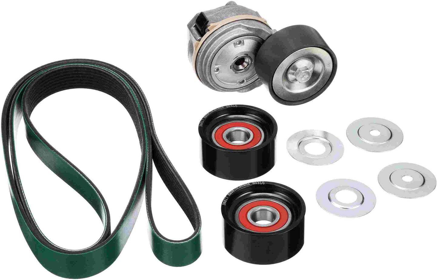 Gates 15-17 International/Navistar WorkStar 7600 Diesel Accessory Belt Drive Kit 90K-38701HD