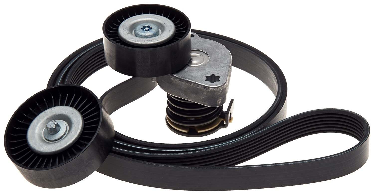 Gates 03-05 Mercedes-Benz C230 4 Cyl 1.8L Serpentine Belt Kit 90K-39048