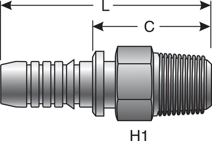 Gates Hydraulic Coupling / Adapter G20100-1616