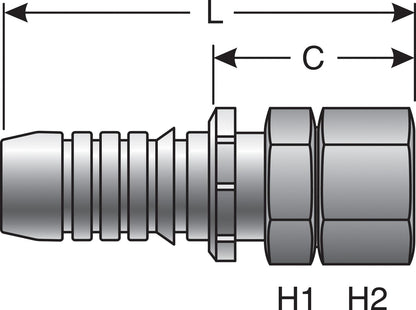 Gates Hydraulic Coupling / Adapter G20140-1616
