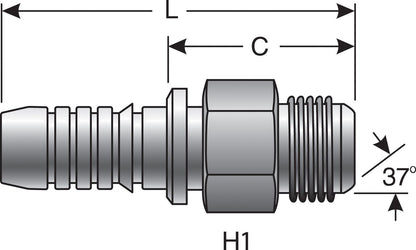 Gates Hydraulic Coupling / Adapter G20165-0810