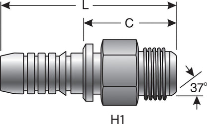 Gates Hydraulic Coupling / Adapter G20165-1212