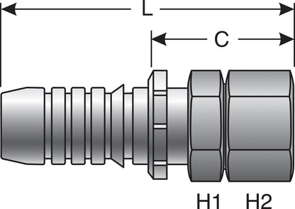 Gates Hydraulic Coupling / Adapter G20170-0606
