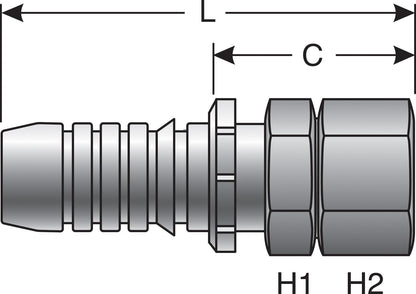 Gates Hydraulic Coupling / Adapter G20170-1010