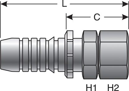 Gates Hydraulic Coupling / Adapter G20170-2020