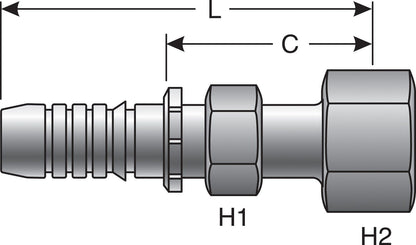 Gates Hydraulic Coupling / Adapter G20230-1210