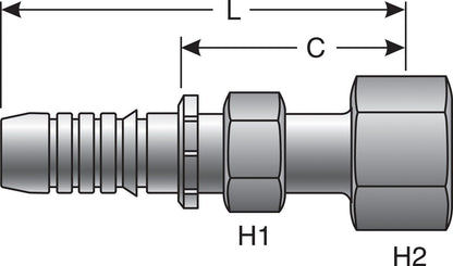 Gates Hydraulic Coupling / Adapter G20230-1212