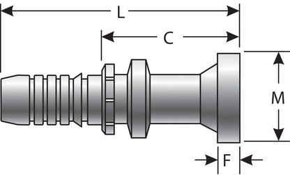 Gates Hydraulic Coupling / Adapter G20350-1216