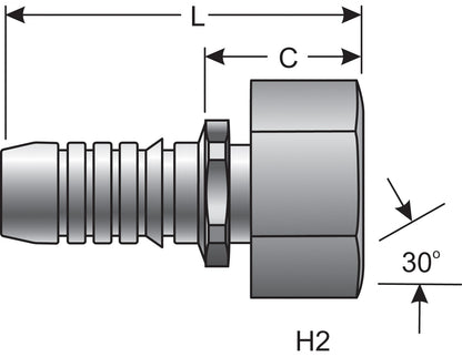 Gates Hydraulic Coupling G20830-1212