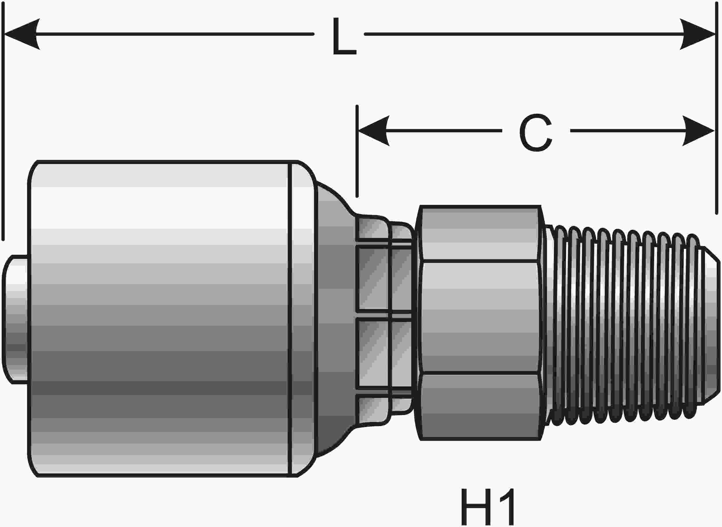 Gates Misc Fitting G25100-0808