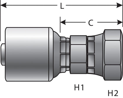 Gates Hydraulic Coupling / Adapter G25111-1212