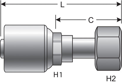 Gates Hydraulic Coupling / Adapter G25230-1210