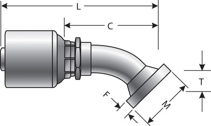 Gates Hydraulic Coupling / Adapter G25306-1616