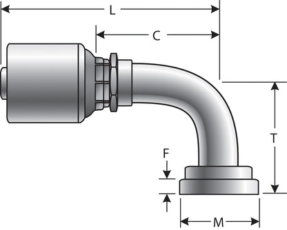 Gates Hydraulic Coupling / Adapter G25314-2020