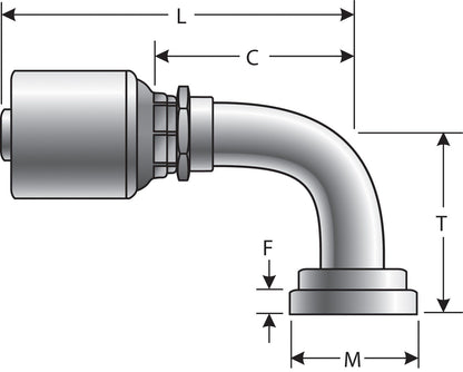 Gates Hydraulic Coupling / Adapter G25315-0808