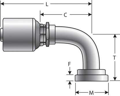 Gates Hydraulic Coupling / Adapter G25315-1212
