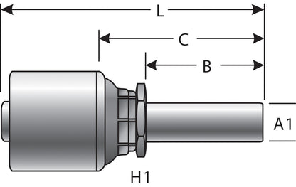 Gates Hydraulic Coupling / Adapter G25520-0606