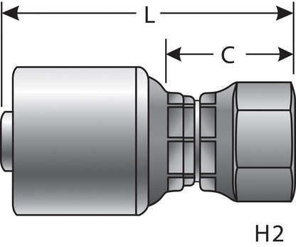 Gates Hydraulic Coupling / Adapter G25830-1212