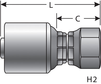 Gates Hydraulic Coupling G25830-2020