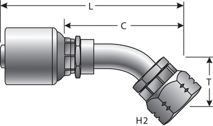 Gates Hydraulic Coupling / Adapter G25911-0606