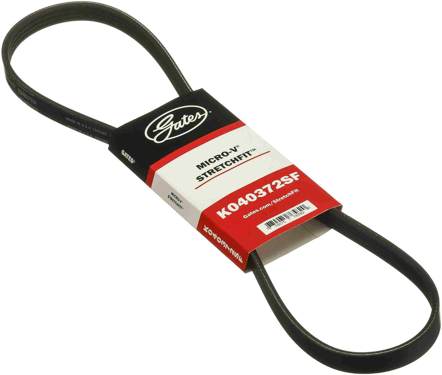 Gates 10-11 Dodge Nitro V-6 4.0L P.S. Stretch Fit V-Ribbed Belt K040372SF