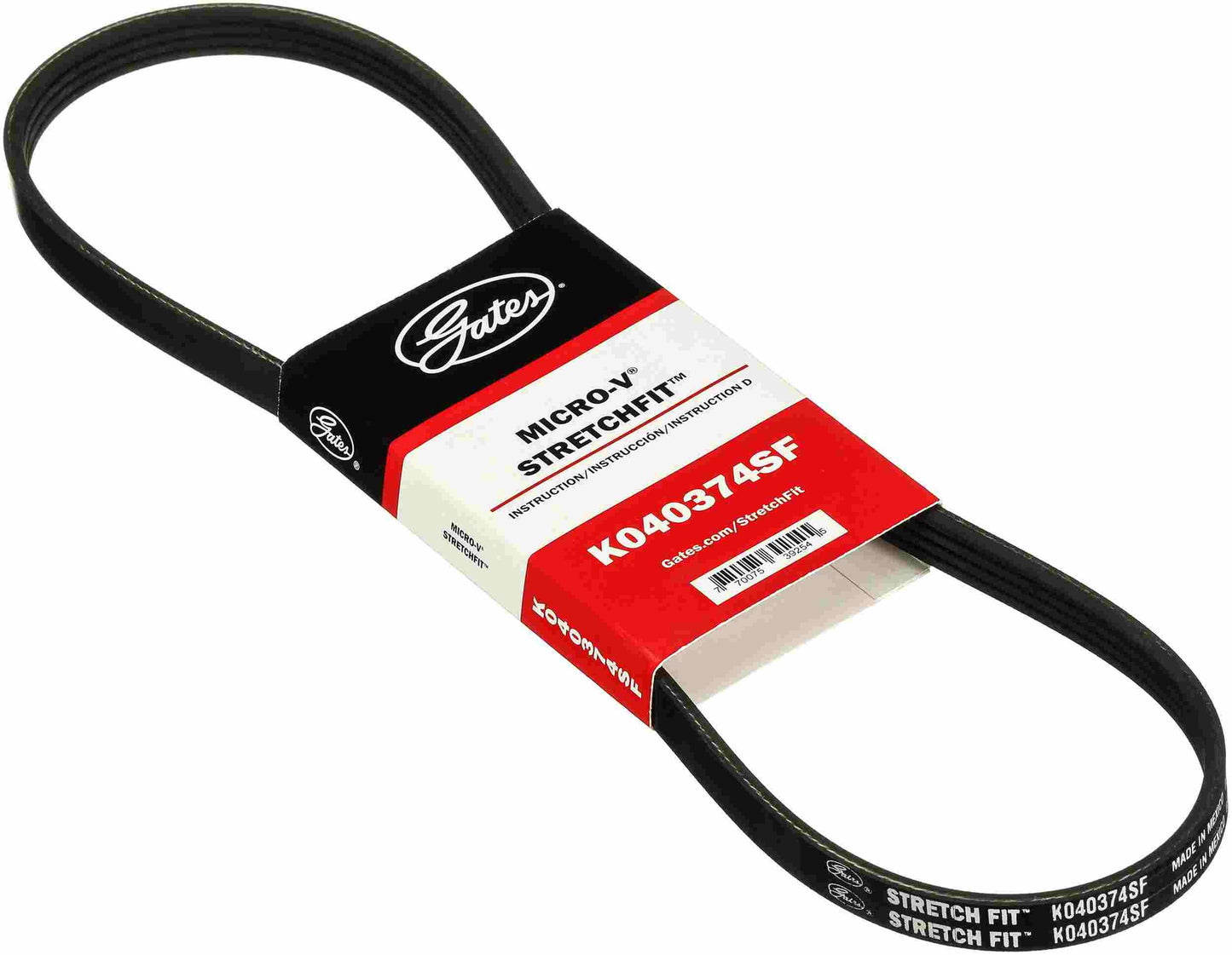 Gates Serpentine Belt K040374SF