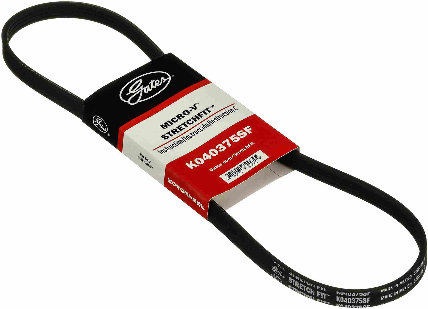 Gates 2024 Chevrolet Camaro V-8 6.2L A.C. Stretch Fit V-Ribbed Belt K040375SF