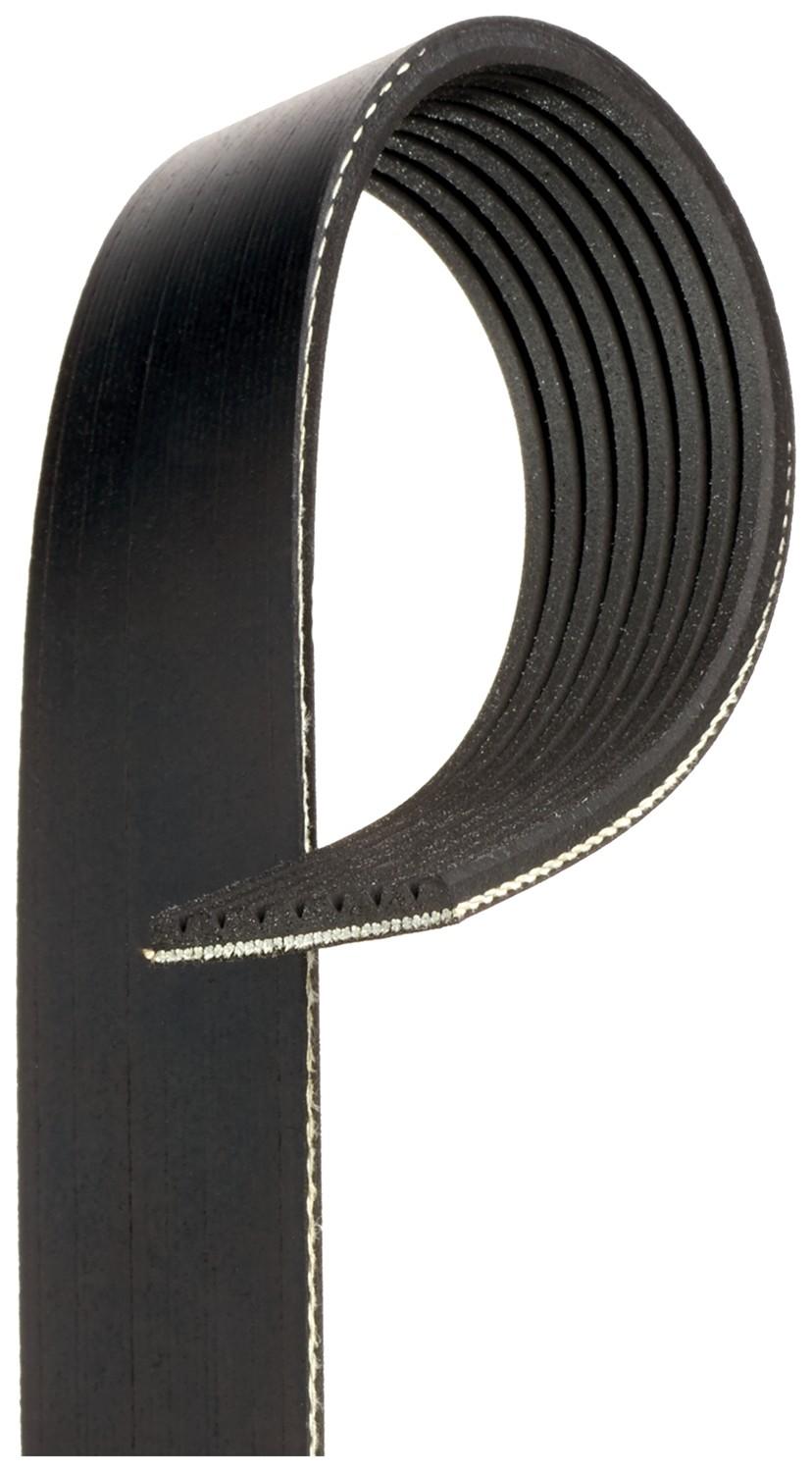 Gates K08 1-3/32in x 56-5/8in - Black Racing Performance RPM Micro-V Belt K080560RPM