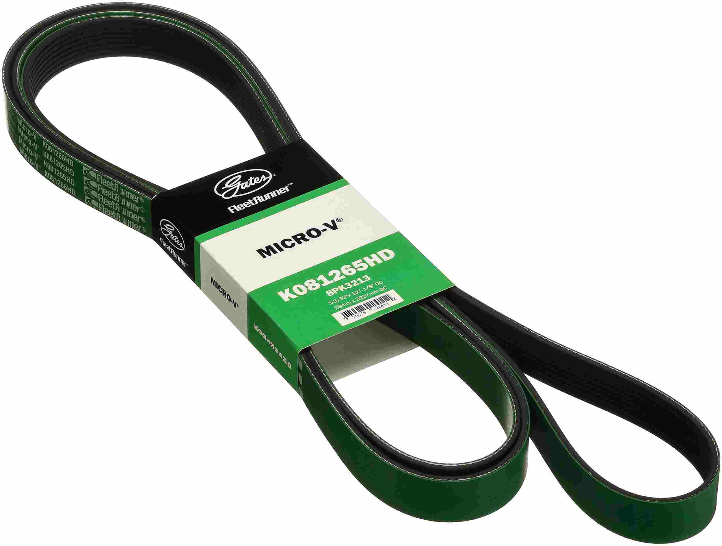 Gates FleetRunner Heavy Duty Micro-V Belt 07J26