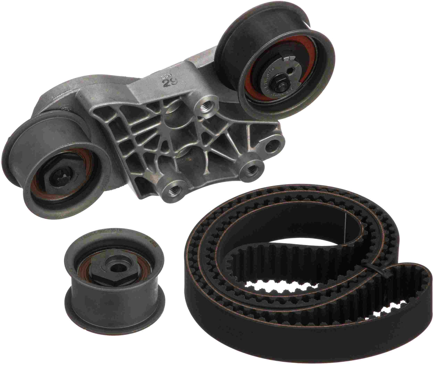 Gates 02-03 Saturn VUE / 99-03 Saab 9-5 Timing Belt Component Kit (Idlers/Tensioner/Timing Belt) TCK285B