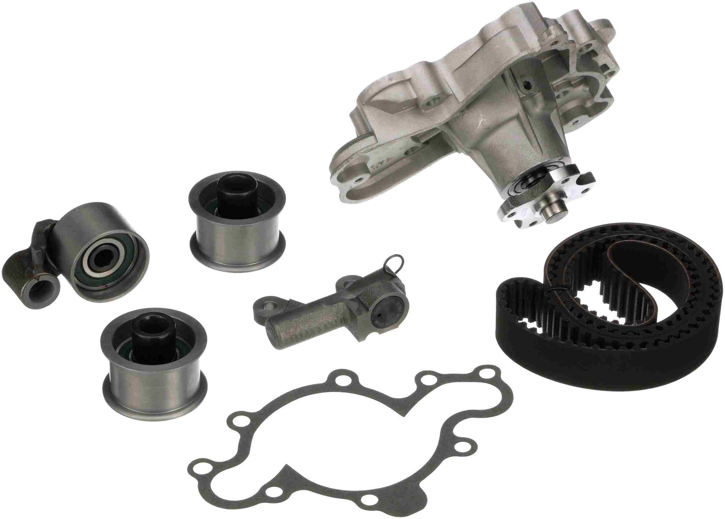 Gates Engine Timing Belt Kit with Water Pump TCKWP146