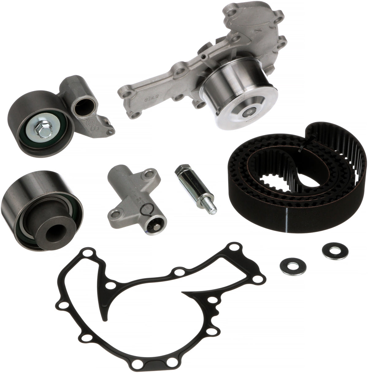 Gates Engine Timing Belt Kit with Water Pump