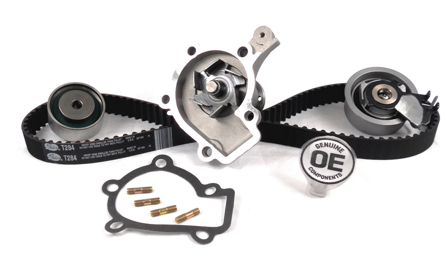 Gates Engine Timing Belt Kit with Water Pump