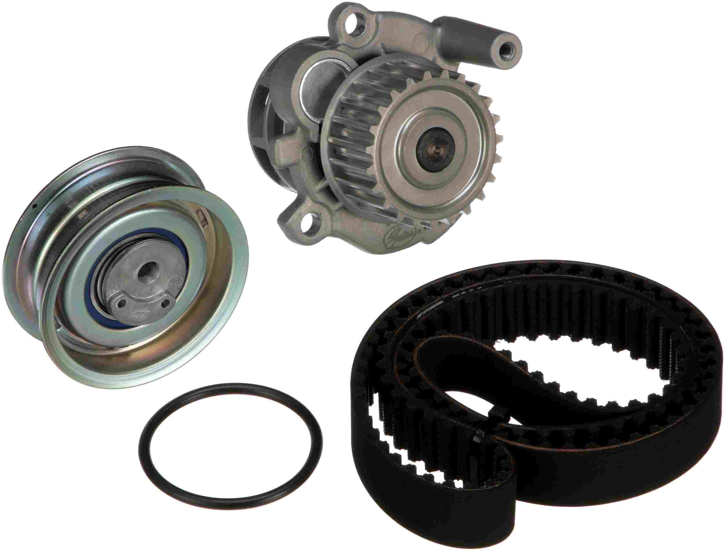 Gates 98-05 VW Beetle / 99-07 Golf / 99-07 Jetta Belt Kit w/ Water Pump TCKWP296M