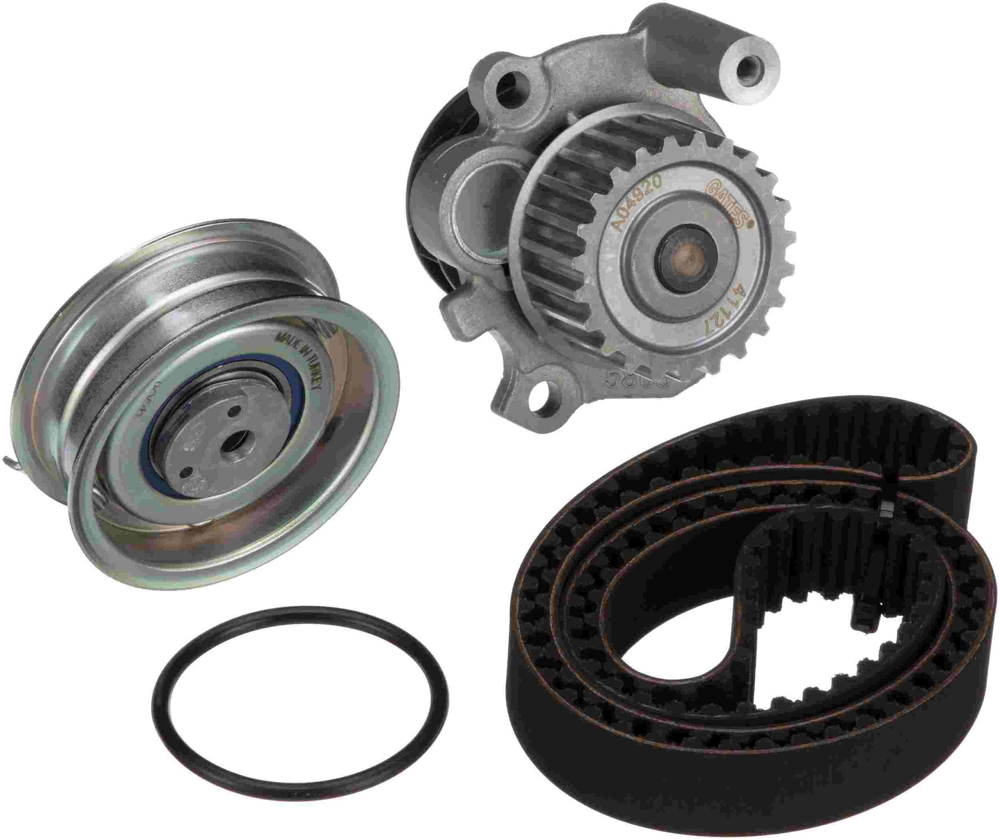 Gates Engine Timing Belt Kit with Water Pump TCKWP296