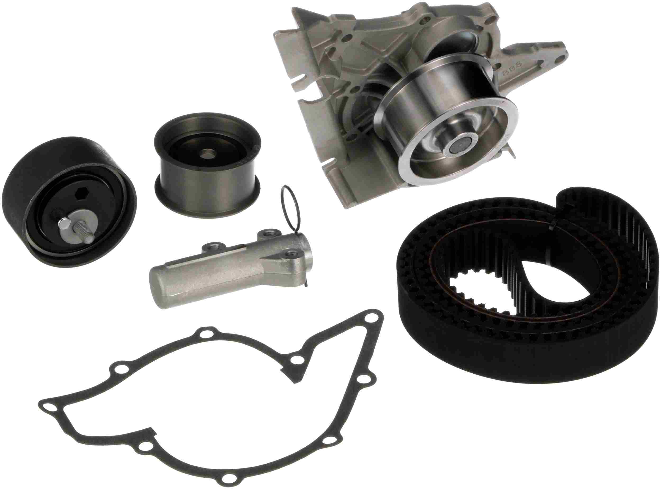 Gates 01 Audi A4/A6 / 98-05 VW Passat Timing Belt Kit w/ Water Pump TCKWP297