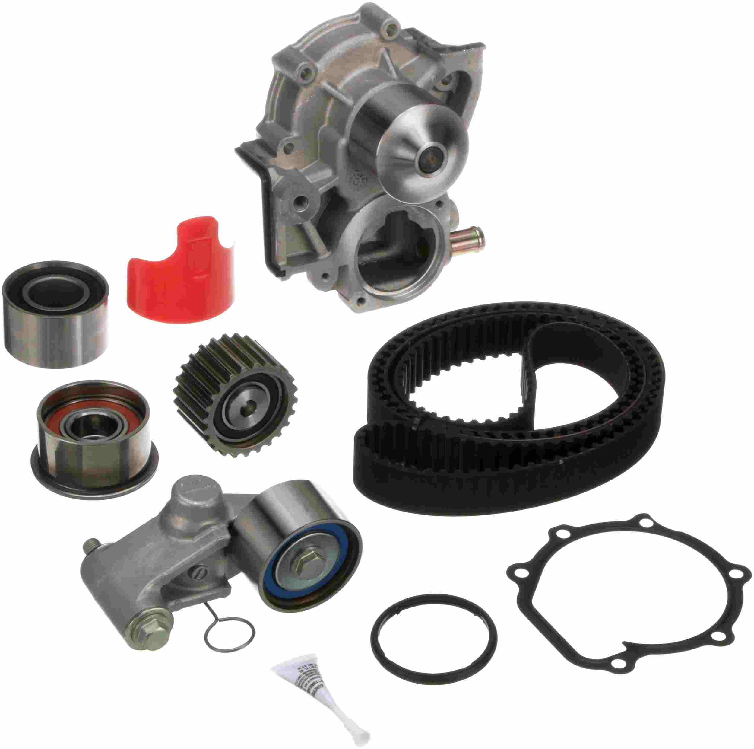 Gates 2006-2011 Subaru Outback 4-Cyl 2.5L Timing Belt Component Kit w/ Water Pump TCKWP304AN