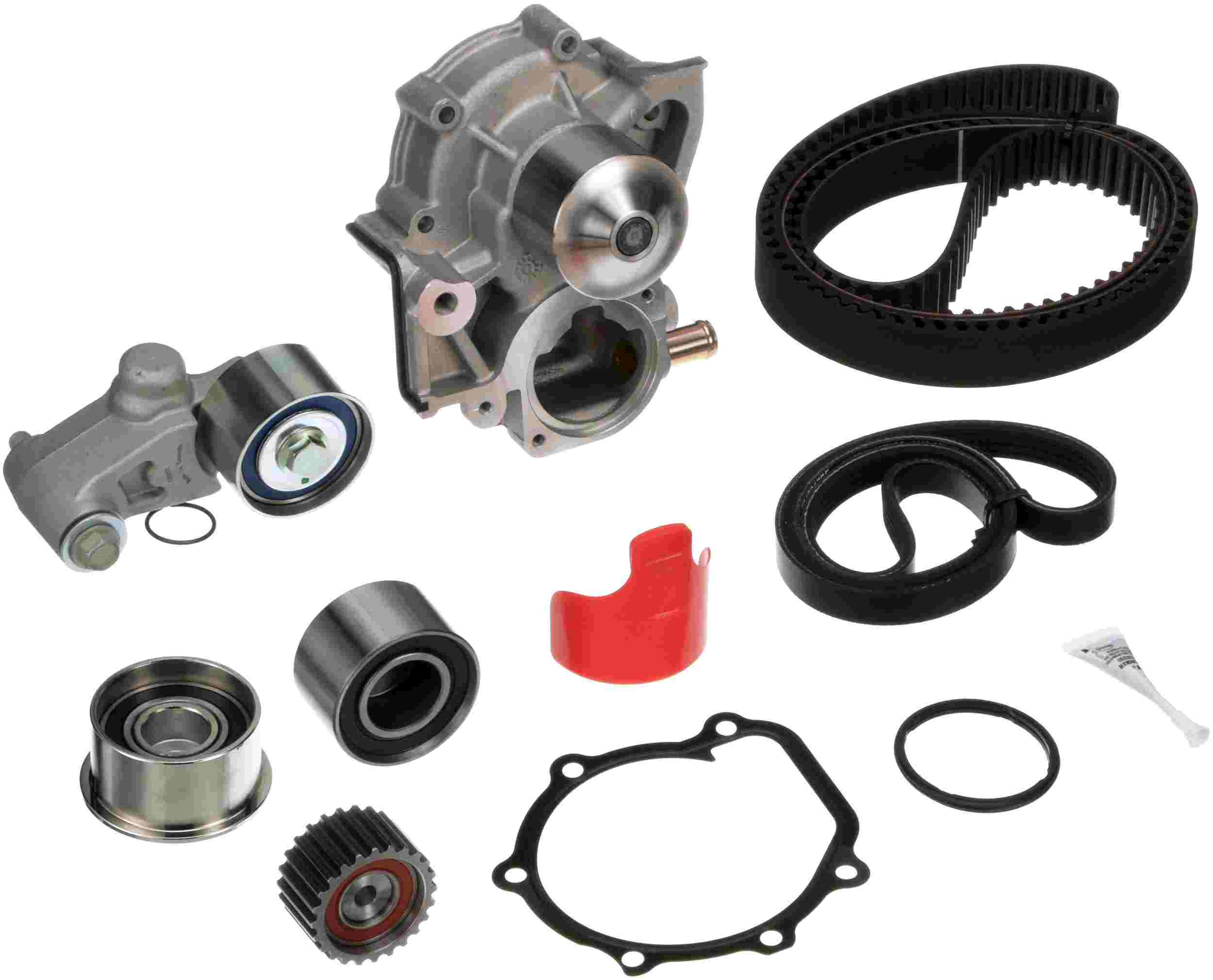 Gates Timing Belt Component Kits with Water Pump TCKWP304ASF