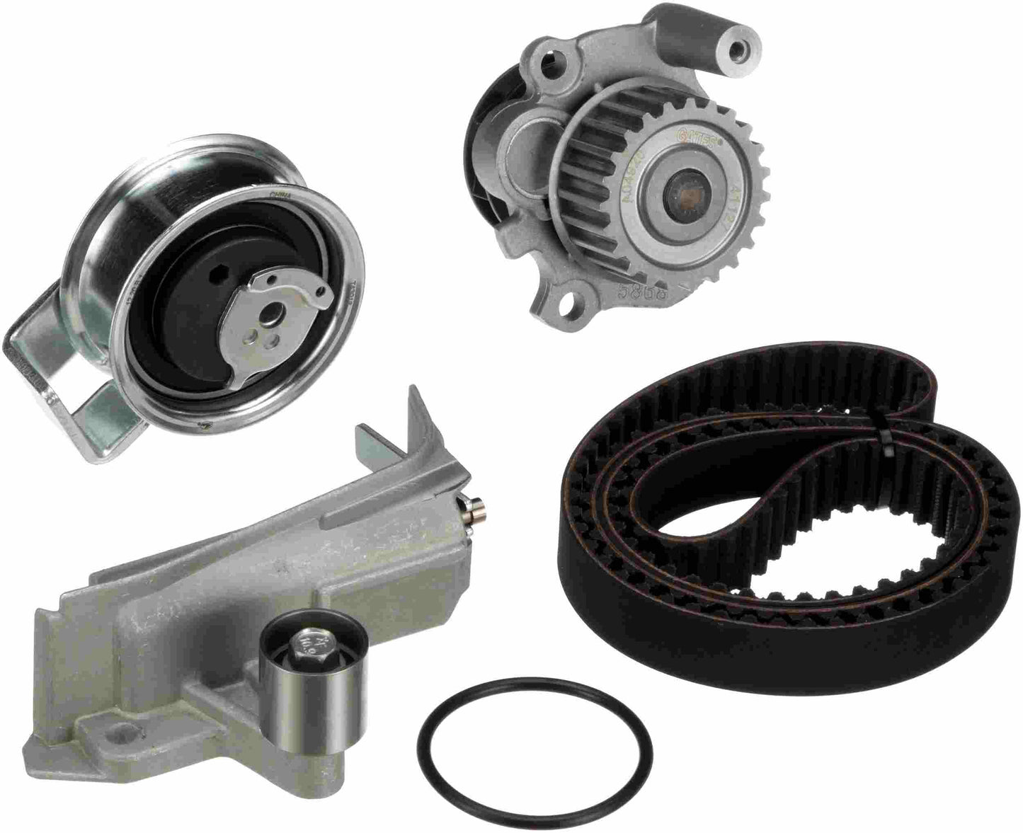 Gates Engine Timing Belt Kit with Water Pump TCKWP306A
