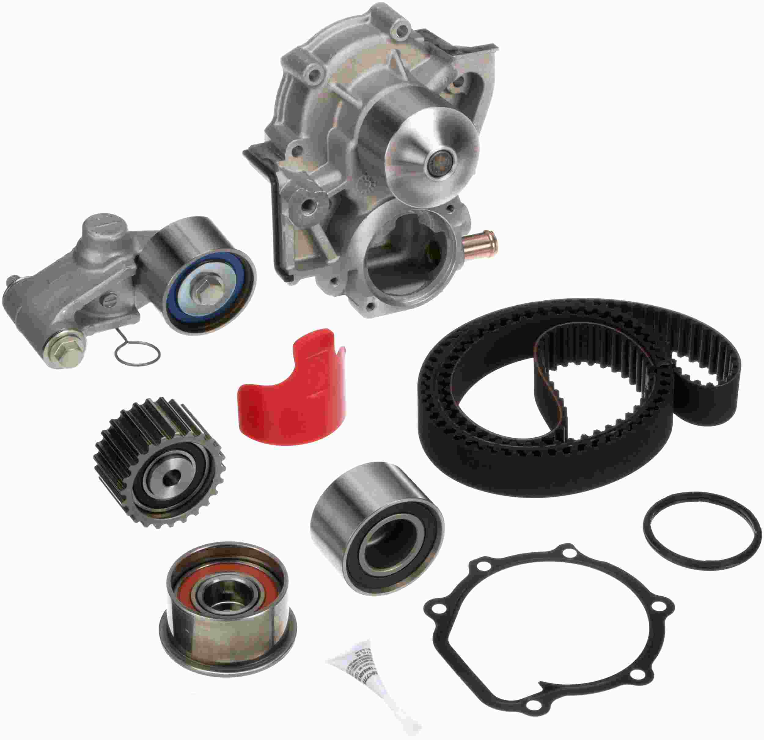 Gates 2006-2009 Subaru Outback 4-Cyl 2.5L Timing Belt Component Kit w/ Water Pump TCKWP307AN