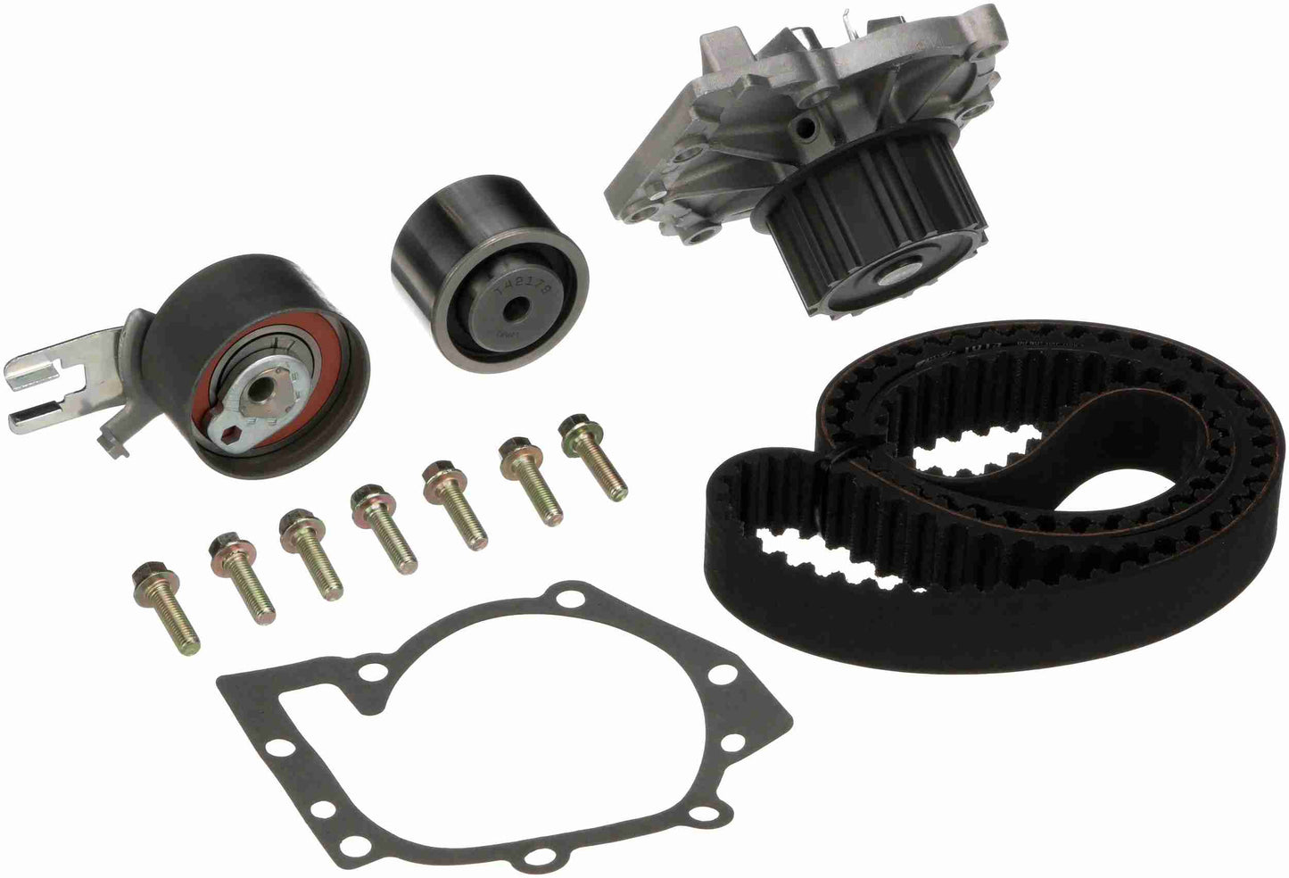 Gates Engine Timing Belt Kit with Water Pump TCKWP319A